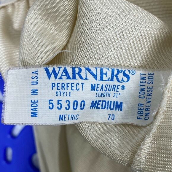 Warner's Perfect Measure 55300 Vintage Half Slip 31" Size Medium M Made in USA - Picture 4 of 8